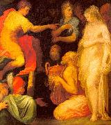 ABBATE, Niccolo dell The Continence of Scipio oil on canvas